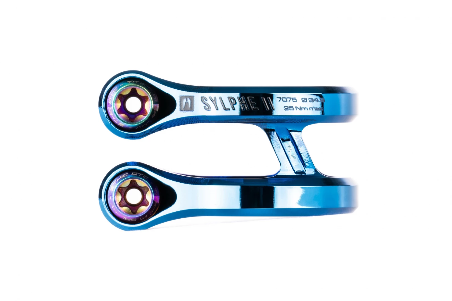 Зажим Ethic Sylphe Double V2 34.9 Chrome blue